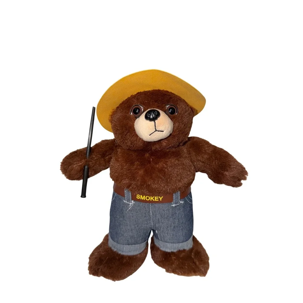 Smokey Bear Plush Shovel Hat Education Outdoors 2019 Forest Fire Mascot 14